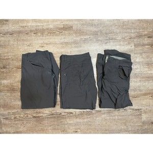 Men's Mountain Hardwear Sz 34 Hiking Lot - 2 Pairs of Pants, 1 Pair of Shorts